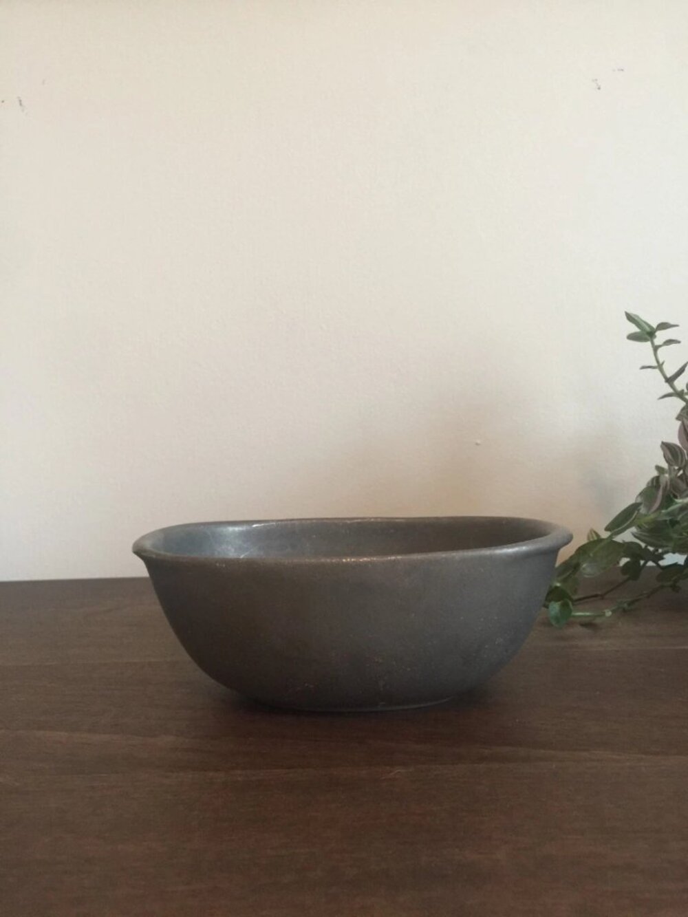 Vintage Carson Pewter Oval Bowl Dish RARE Freeport PA USA
